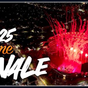 2025 대전 한화생명 볼파크 홈 피날레 PS 출정식, 응원 페스티벌｜불꽃 드론ver.