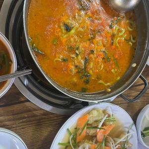 윤규진 코치님 맛집 손이가어죽칼국수 왔어요!