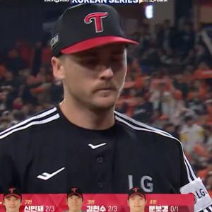 톨허스트가 7이닝을 책임집니다👍(10.31. LG:한화)