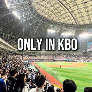 세계 유일, 타 구단 응원가 부를수 있는 스포츠 #kbo